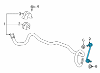 OEM 2022 Cadillac XT4 LINK ASM-FRT STAB SHF Diagram - 84871562