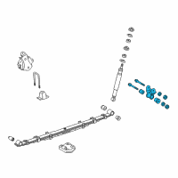 OEM 2006 Toyota Tacoma Shackle Diagram - 04483-04081