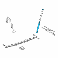 OEM 2018 Toyota Tacoma Shock Diagram - 48530-09895