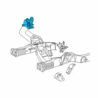 OEM 2003 Ford E-150 Club Wagon Lower Mount Diagram - 8C2Z-6029-A