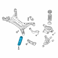 OEM 2018 Nissan Maxima Stay Assy-Rear Suspension Member RH Diagram - 55451-3TA0C