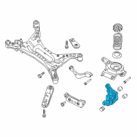 OEM Nissan Altima HOUSING ASSY REAR AXLE, RH Diagram - 43018-9HS1A