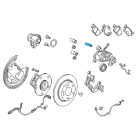 OEM 2016 Honda Civic Pin, Locating Diagram - 45004-SEA-E01