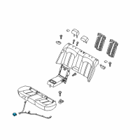 OEM 2018 Kia Optima Heater ECU-Rear Diagram - 89590D4200