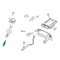 OEM Lincoln Continental Spark Plug Diagram - CYFS-12F-5X