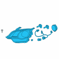 OEM Chevrolet Captiva Sport Composite Assembly Diagram - 22886834