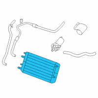 OEM 2007 Cadillac XLR Intercooler Diagram - 25775251