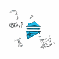 OEM 2016 Chevrolet Camaro Air Cleaner Assembly Diagram - 23323507