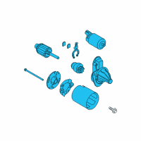 OEM Hyundai Accent Starter Assembly Diagram - 36100-2B102