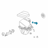 OEM 2009 BMW M6 Mass Air Flow Sensor Diagram - 13-62-7-839-014