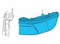 OEM Jeep Grand Wagoneer TAIL Diagram - 68340918AC