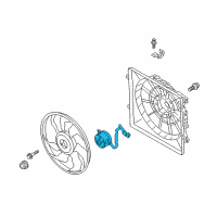 OEM 2019 Kia Sorento Motor-Radiator Cooling Diagram - 25386C6000