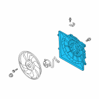 OEM 2016 Kia Sorento SHROUD-Radiator Diagram - 25350C6500