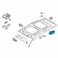 OEM 2019 Kia Sportage Lamp Assembly-Rear PERSO Diagram - 92870D9000ED