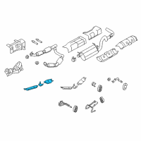 OEM Ford Converter Shield Diagram - 4C2Z-5E258-AD