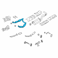 OEM 2011 Ford E-350 Super Duty Catalytic Converter Diagram - 9C2Z-5F250-F