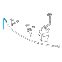 OEM Lexus RX450h Hose Diagram - 90075-15094