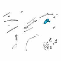 OEM 2005 Nissan 350Z Drive Assy-Windshield Wiper Diagram - 28800-CD000