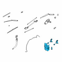 OEM 2003 Nissan 350Z Tank Assy-Windshield Washer Diagram - 28910-CD000