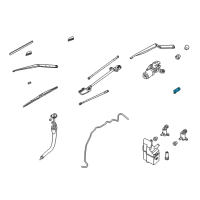 OEM Nissan 350Z Wiper Motor Arm Assembly Diagram - 28825-AL500