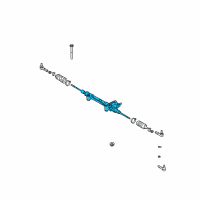 OEM Lexus End Sub-Assy, Steering Rack Diagram - 45503-39265