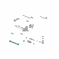 OEM 2008 Acura MDX Seal Kit A, Power Steering (Rotary Valve) Diagram - 06531-STX-A01