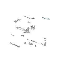 OEM 2012 Acura MDX Tube Assembly, Driver Side Feed Diagram - 53671-STX-A01