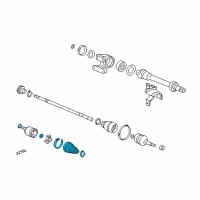 OEM 2012 Honda Accord Boot Set, Inboard Diagram - 44017-TA0-A01