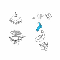 OEM Toyota Corolla Inlet Tube Diagram - 17751-0H060
