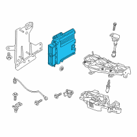 OEM 2014 Ford Fusion PCM Diagram - DG9Z-12A650-CANP