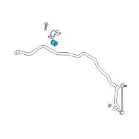 OEM 2003 Dodge Stratus BUSHING-SWAY Bar Diagram - MR589815