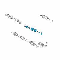 OEM 2010 Kia Forte Damper Kit-Front Axle Dynamic Diagram - 495751M101