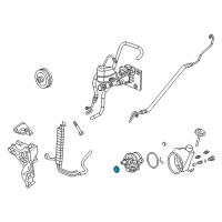 OEM 2010 GMC Yukon XL 2500 Power Steering Pump Front Seal Diagram - 15277770