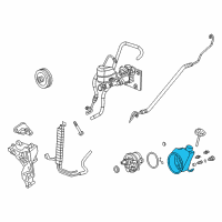 OEM GMC Sierra 3500 Reservoir Kit, P/S Fluid Diagram - 19207051