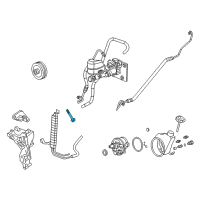 OEM 2008 Chevrolet Silverado 2500 HD Return Pipe Diagram - 15137987