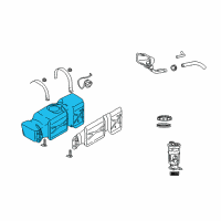 OEM 2004 Dodge Ram 1500 Tank-Fuel Diagram - 52113589AJ