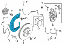 OEM 2020 BMW X7 PROTECTION PLATE RIGHT Diagram - 34-10-6-871-904