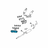 OEM Dodge Shield-Exhaust Manifold Diagram - 53030814AH