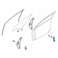 OEM 2012 Hyundai Accent Handle Assembly-Door Window Regulator Diagram - 82630-22001-V2