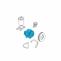 OEM Chevrolet K20 Pump Assy Air Injection Diagram - 7842812