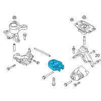 OEM 2013 Ford Fusion Torque Strut Diagram - DS7Z-6068-C