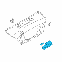 OEM 2021 BMW 330i xDrive LUGGAGE COMPARTMENT LAMP LED Diagram - 63-31-6-998-134