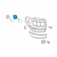 OEM 2016 Jeep Grand Cherokee Socket-Back-Up Lamp Diagram - 68219838AA