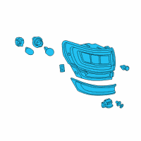 OEM 2019 Jeep Grand Cherokee Lamp-Tail Diagram - 68110017AF