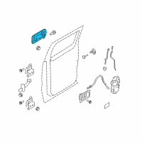 OEM Lincoln Mark LT Handle, Outside Diagram - CL3Z-1626604-DRPTM