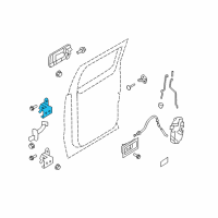 OEM 2008 Lincoln Mark LT Upper Hinge Diagram - 4L3Z-1626800-AA