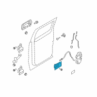 OEM 2009 Ford F-150 Handle, Inside Diagram - 9L3Z-1522601-AB