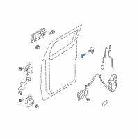 OEM 2016 Lincoln MKC Upper Striker Bolt Diagram - -W714017-S900