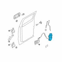 OEM 2012 Ford F-150 Latch Diagram - CL3Z-5426412-A