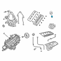 OEM Ram 1500 Connector-Engine Oil Cooler Diagram - 4893345AA